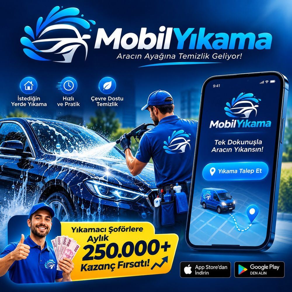 Mobil yıkama şoförü olarak kazanç fırsatı